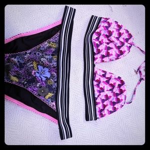 Bikini - pink and black